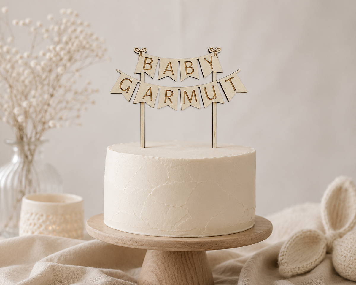 Personaliziran topper za baby shower